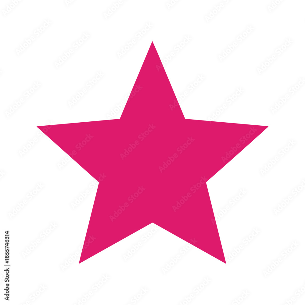 Obraz premium Pink Star Icon