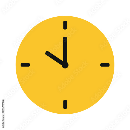 Clock Face Vector Illustration