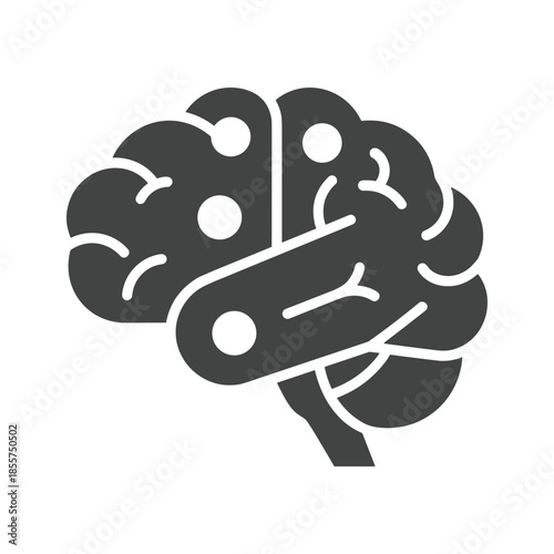 Brain Icon Graphic