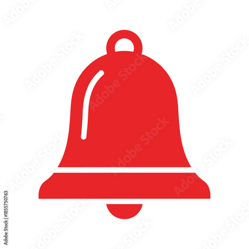Red Bell Icon Vector