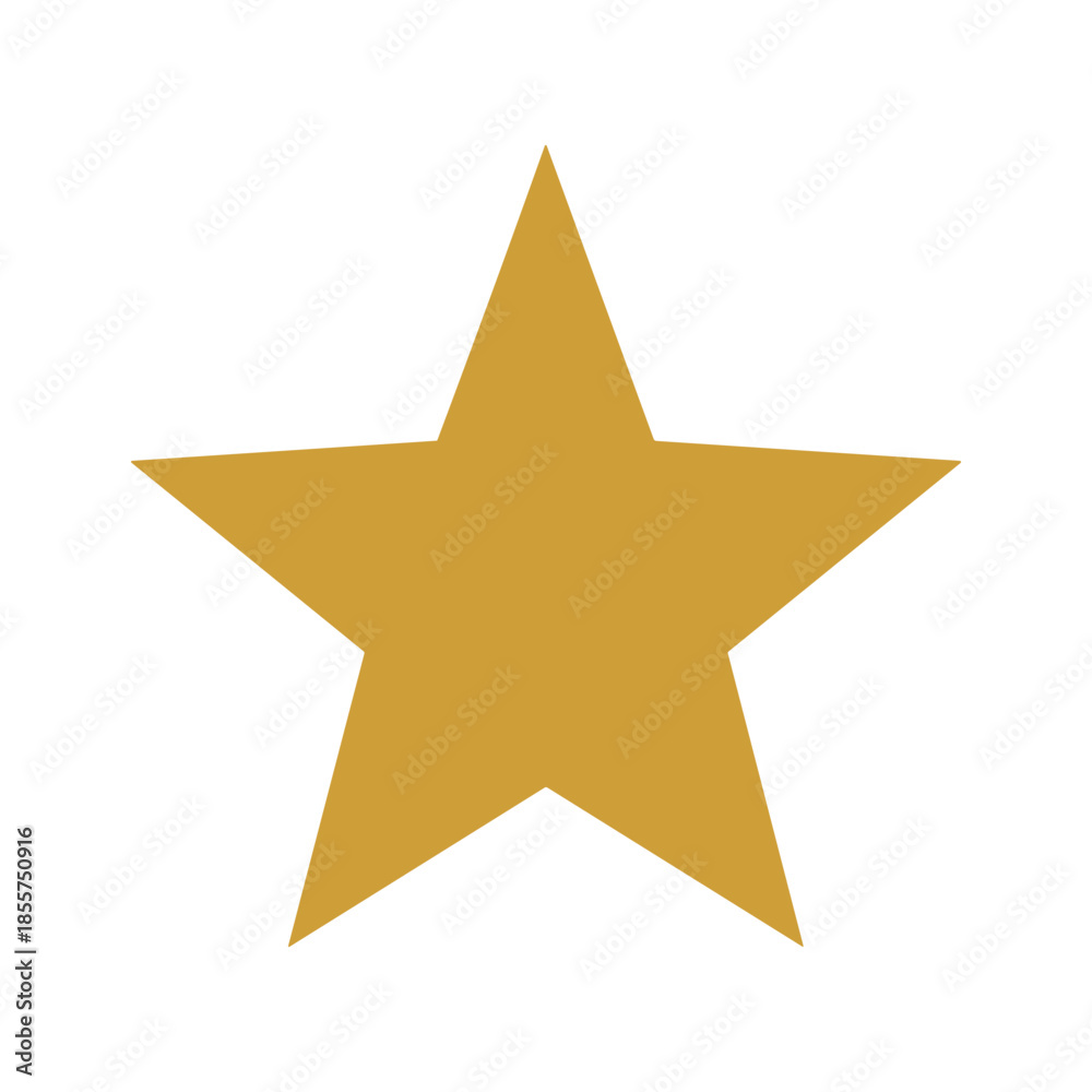 Obraz premium Golden Star Icon