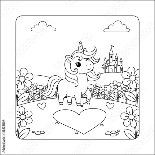 mermaid coloring page line art vector	