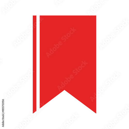 Red Bookmark Icon