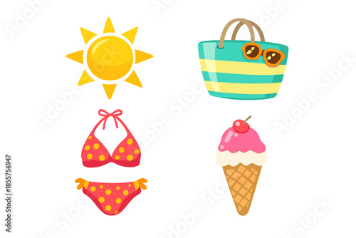 Summer Vacation Icons