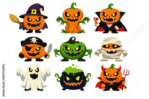Cute Halloween Characters Compilation