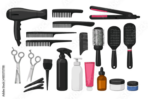 Hair Styling Tools and Products Collection