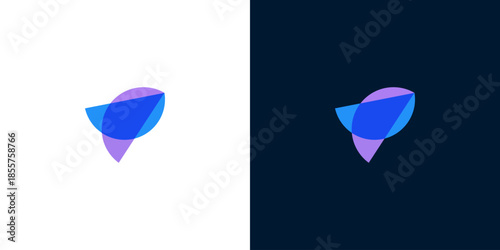 Futuristic Rocketship Emblem for Space Exploration and Innovative Technology Brands