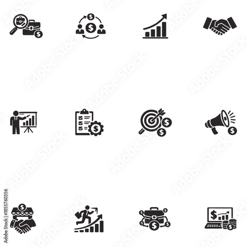 Business icons set