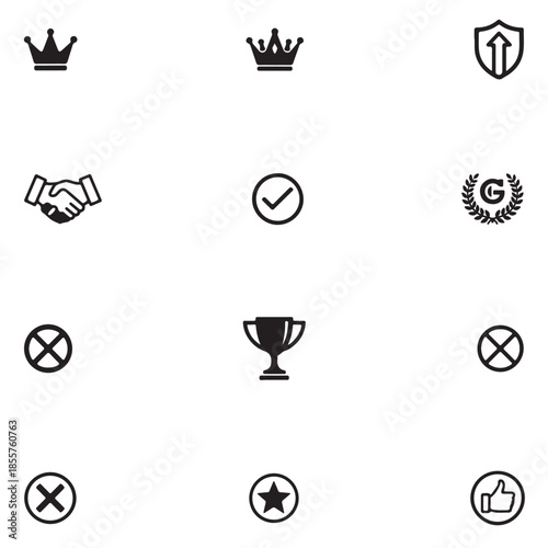 Business icons set