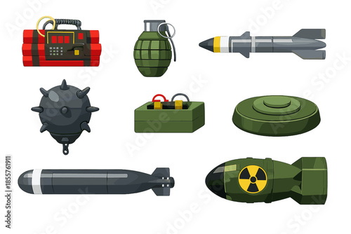 Collection of explosive devices