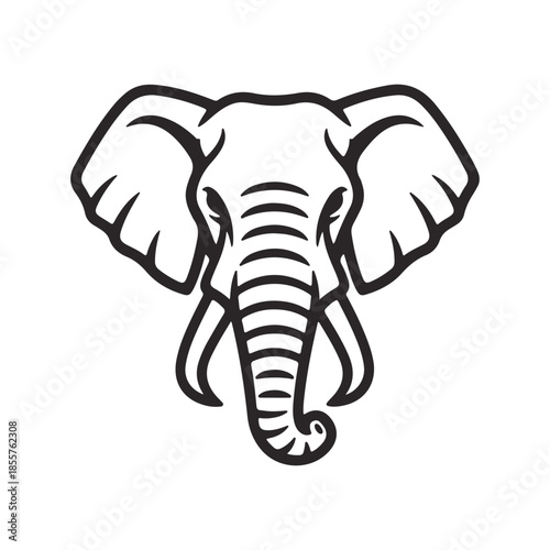 Elephant head icon