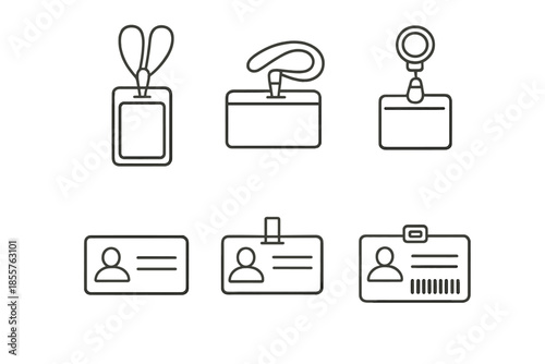 Set of badge icons