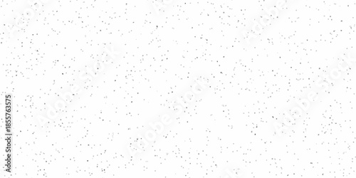 Vector textured white paper texture background and terrazzo flooring texture. Grunge old pattern surface closeup stucco rough wall.