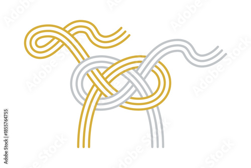 馬の水引き,年賀状や馬関連の仕事(競馬,乗馬クラブ,牧場)でのお祝いごとに使える水引