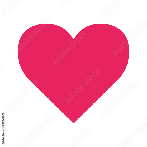 Pink Heart Vector Illustration