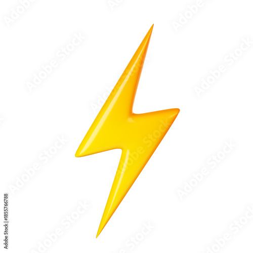 lightning bolt isolated on white