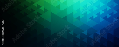 A dynamic abstract background consisting of many small geometric triangles arranged in a mosaic pattern, creating a mosaic-like effect.