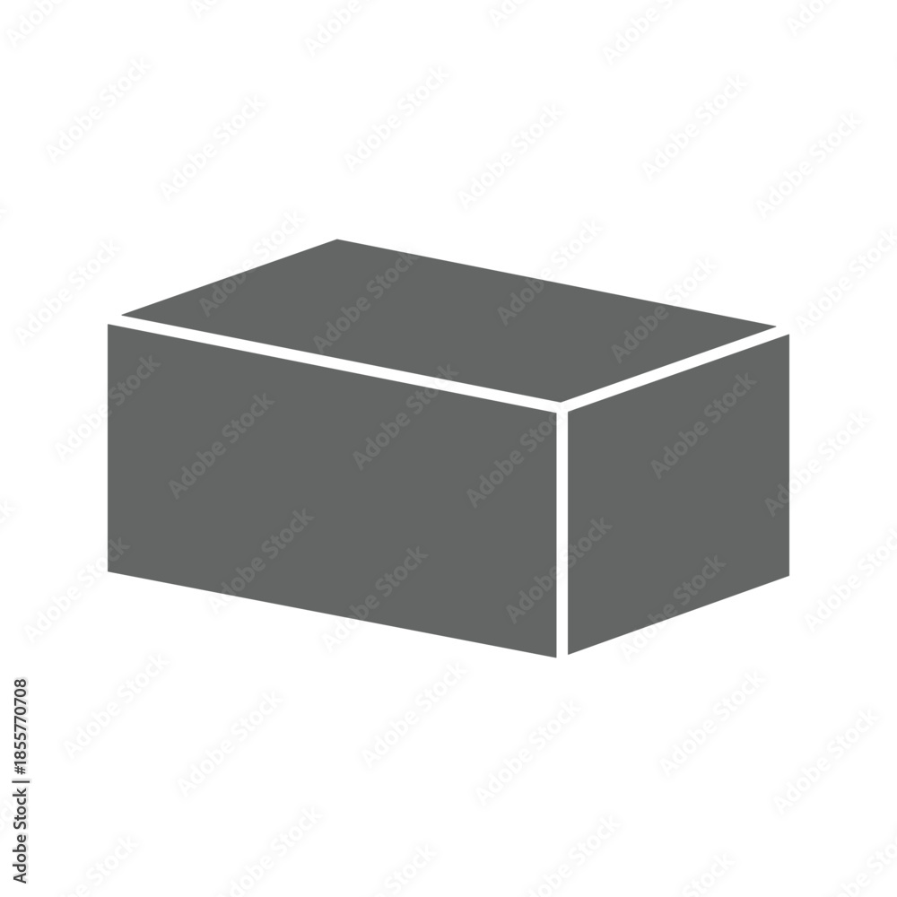 Naklejka premium Grey Box Vector Illustration