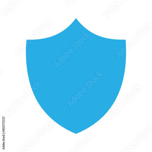 Free Download Blue Shield Logo Vector Illustration - GFXLoad