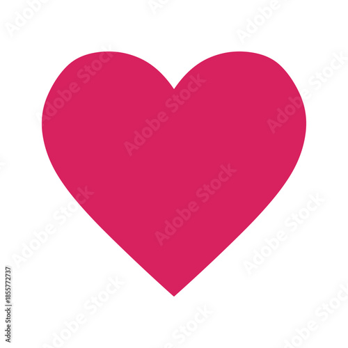 Pink Heart Icon Vector