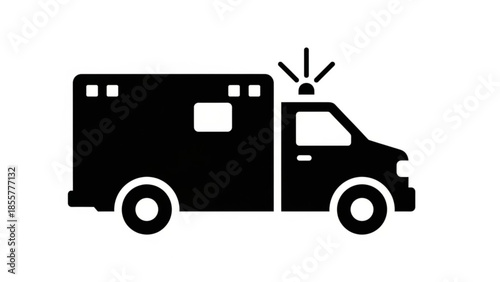 Ambulance Vehicle on Emergency Response Mission