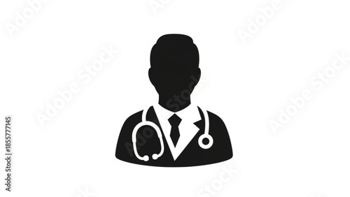 Medical professional portrait with stethoscope around neck