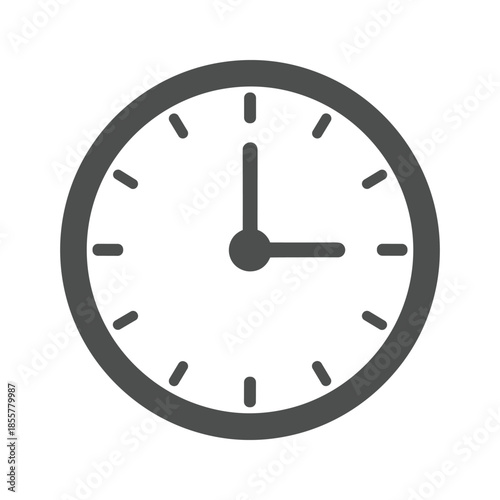 Clock Icon Vector Illustration