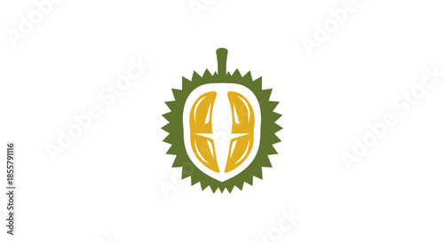 Stylized hops and wheat emblem representing craft brewing and beer culture in a modern design