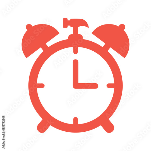 Free Download Red Alarm Clock Icon - GFXLoad