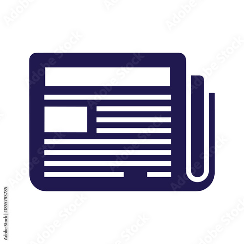 News Icon Vector Illustration