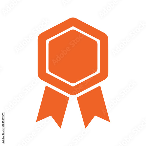 Orange Badge Icon