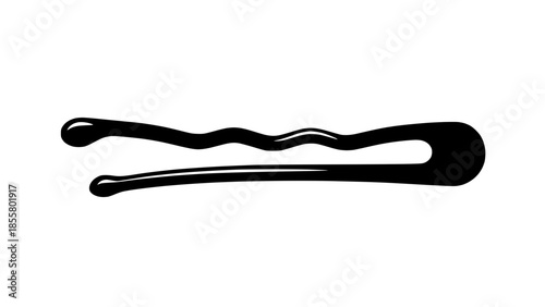 Bobby pin vector illustration