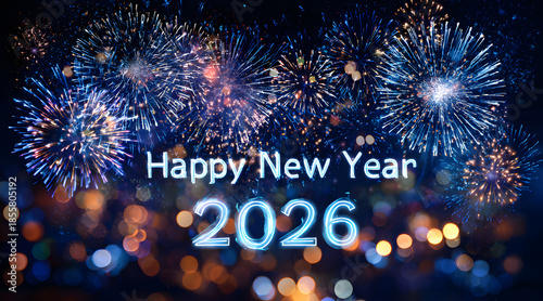 Happy New Year 2026 Background