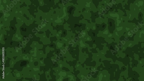 Abstract green topographic map background with organic liquid shapes, modern army camouflage pattern for military and nature graphic design.