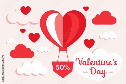 Valentine s day hot air balloon sale 50 percent off