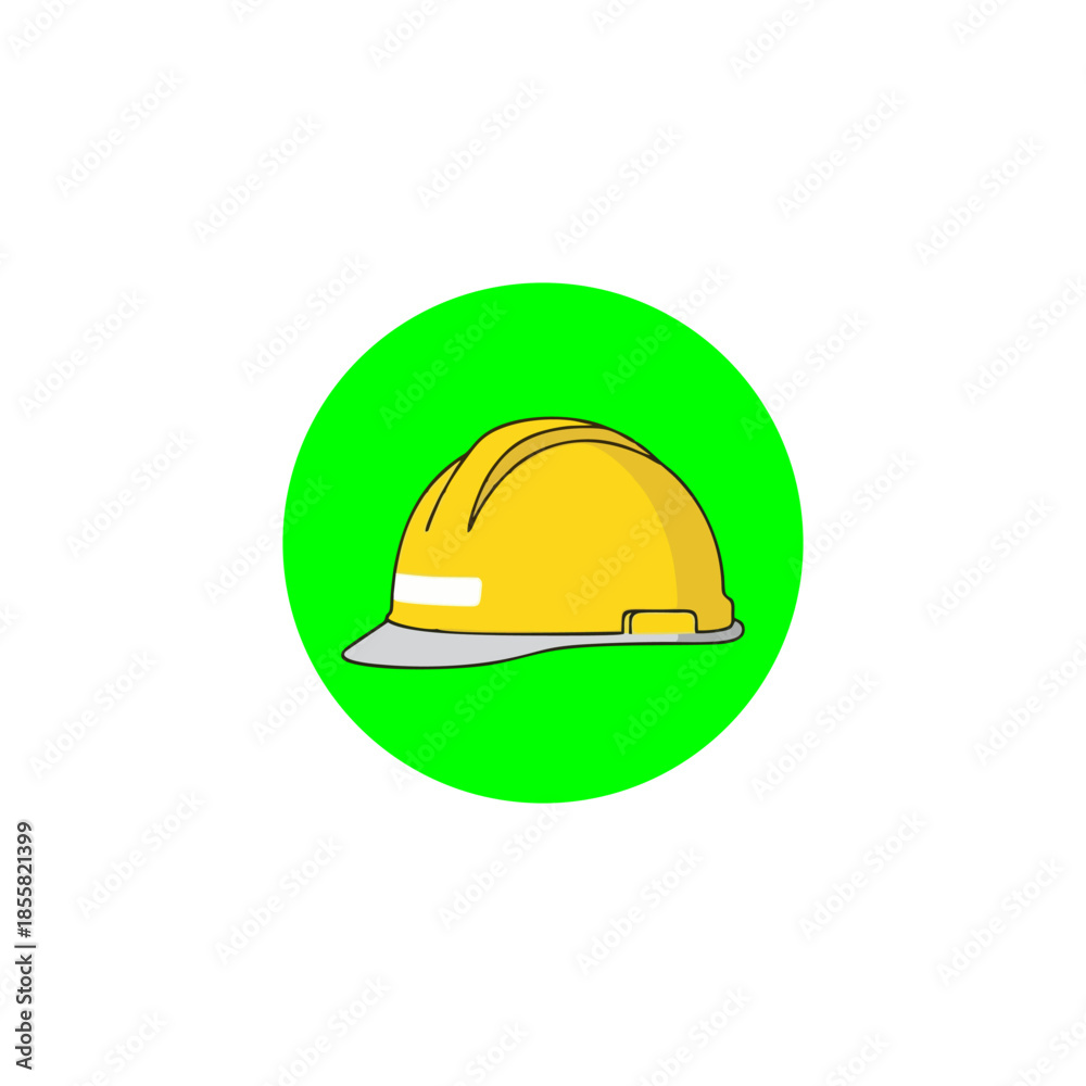 Fototapeta premium vector illustration of a helmet