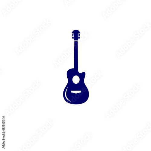 acoustic guitar vector illustration