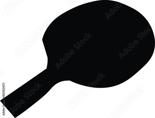 Ping pong sihouette icon. Ping pong vector.