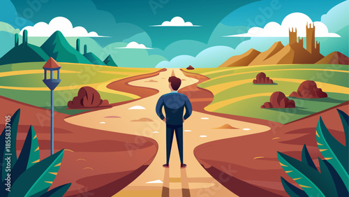 Journey through a fantasy landscape