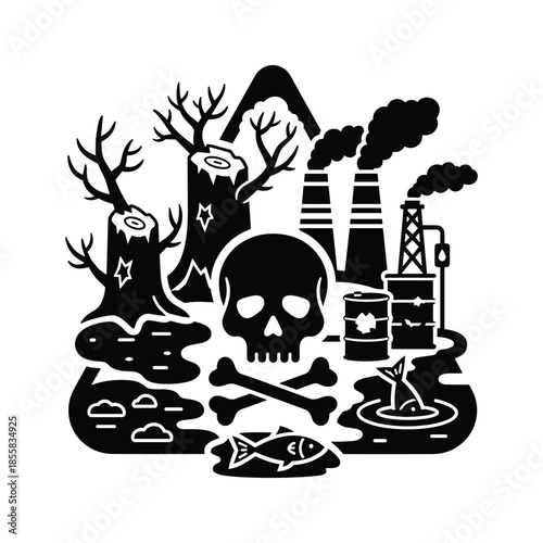 Pollution and environmental damage causing death
