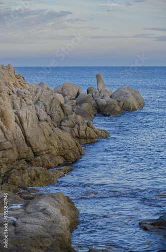 Cap Taillat in the afternoon light. Cote d'Azur, France