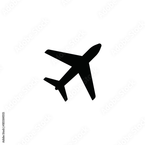airplane silhouette vector