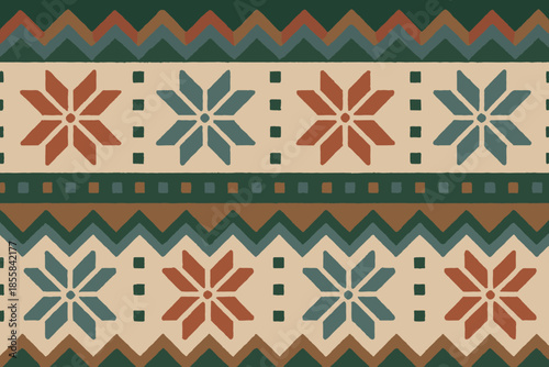 Brown vector numbers characters pattern no white typography nordic blue zigzag icon