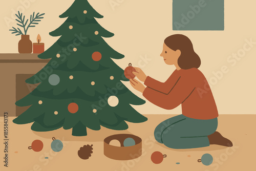 Brown flat cozy decorating chinese vector home letters no harmony christmas icon