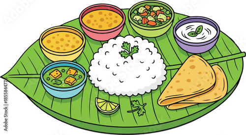 Easter card with eggs, flowers, and a variety of meals including sandwiches, salad, and grilled dishes