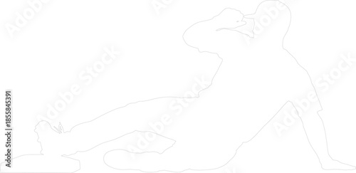 Baseball Player Sliding into Base Vector Silhouette Outline Sports Graphic