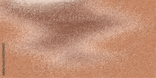 A macro close up of a rough brown leather skin texture showing an antique tan material surface with a vintage grunge pattern and textured orange backdrop