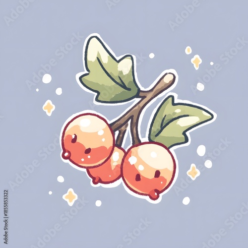 christmas background with holly, generation ai,