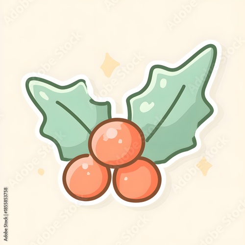 christmas, holly, berry, generation AI 