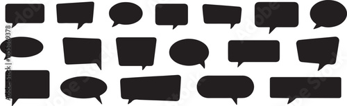 set of black and white audio speakers